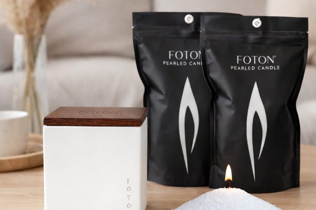 Foton pearled candle during our test