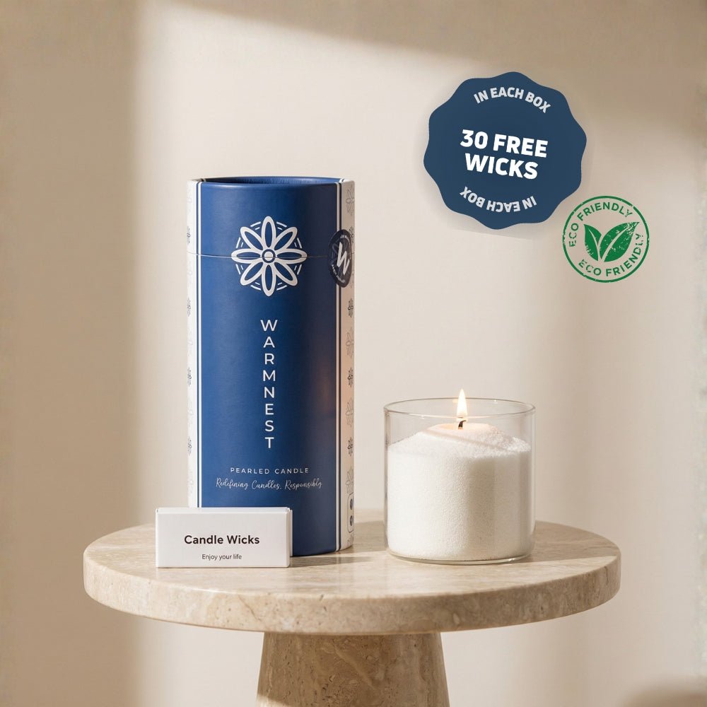 Warmnest pearled candle